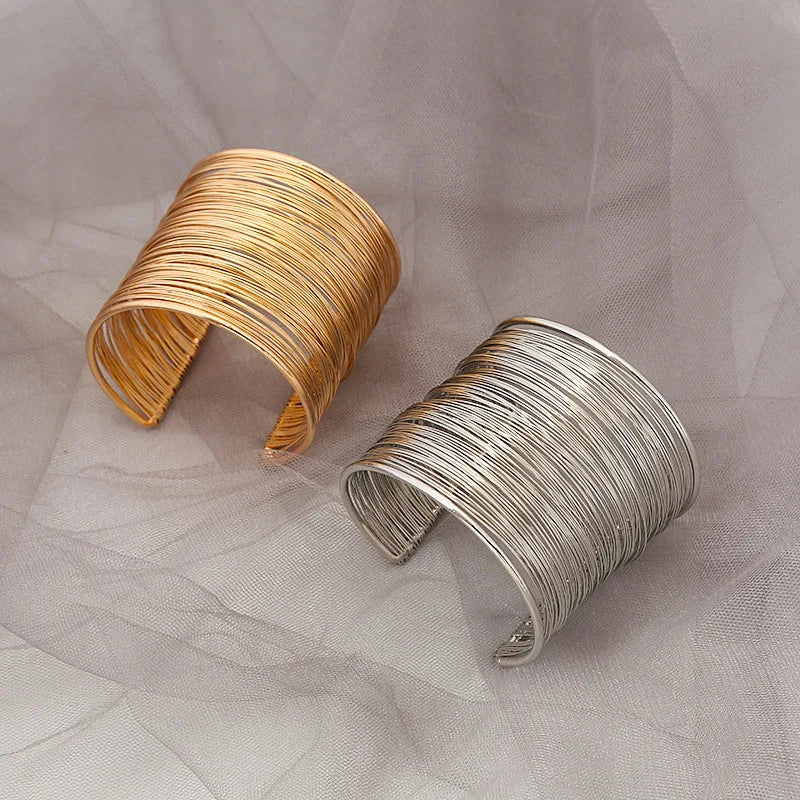 Exaggerated Wide Cuff Bangle