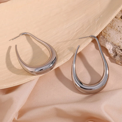 Large Geometric Hoop Earrings