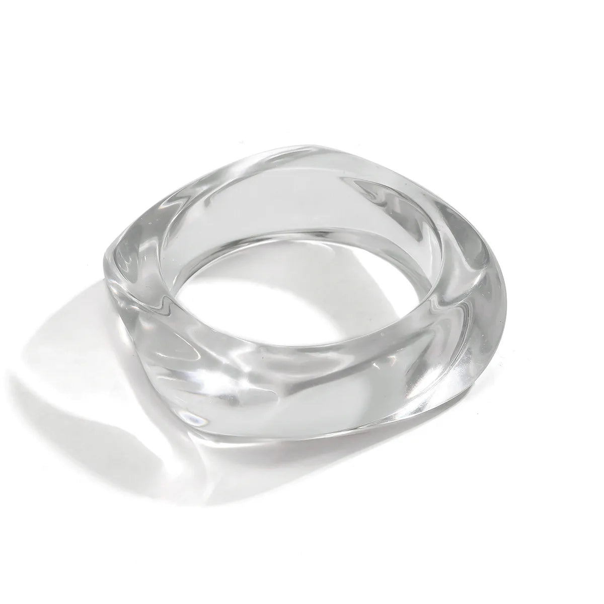 Geometric Irregular Acrylic Bangle