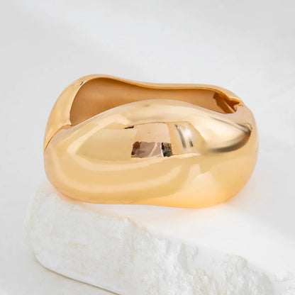 Bold Sculptural Cuff Bangle