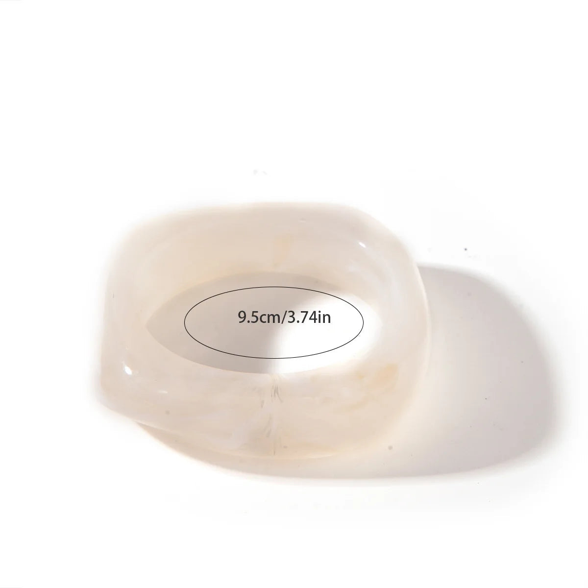 Bold Resin Acrylic Wide Bangle
