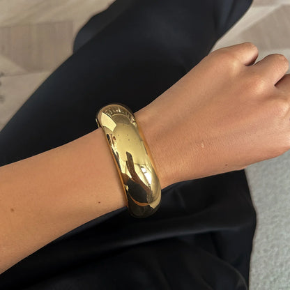 Exaggerated Chunk Cuff Bangle