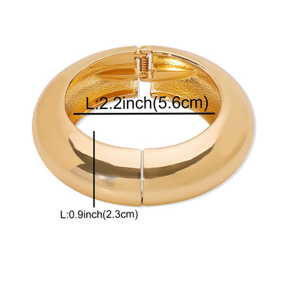 Bold Sculptural Spring Bangle