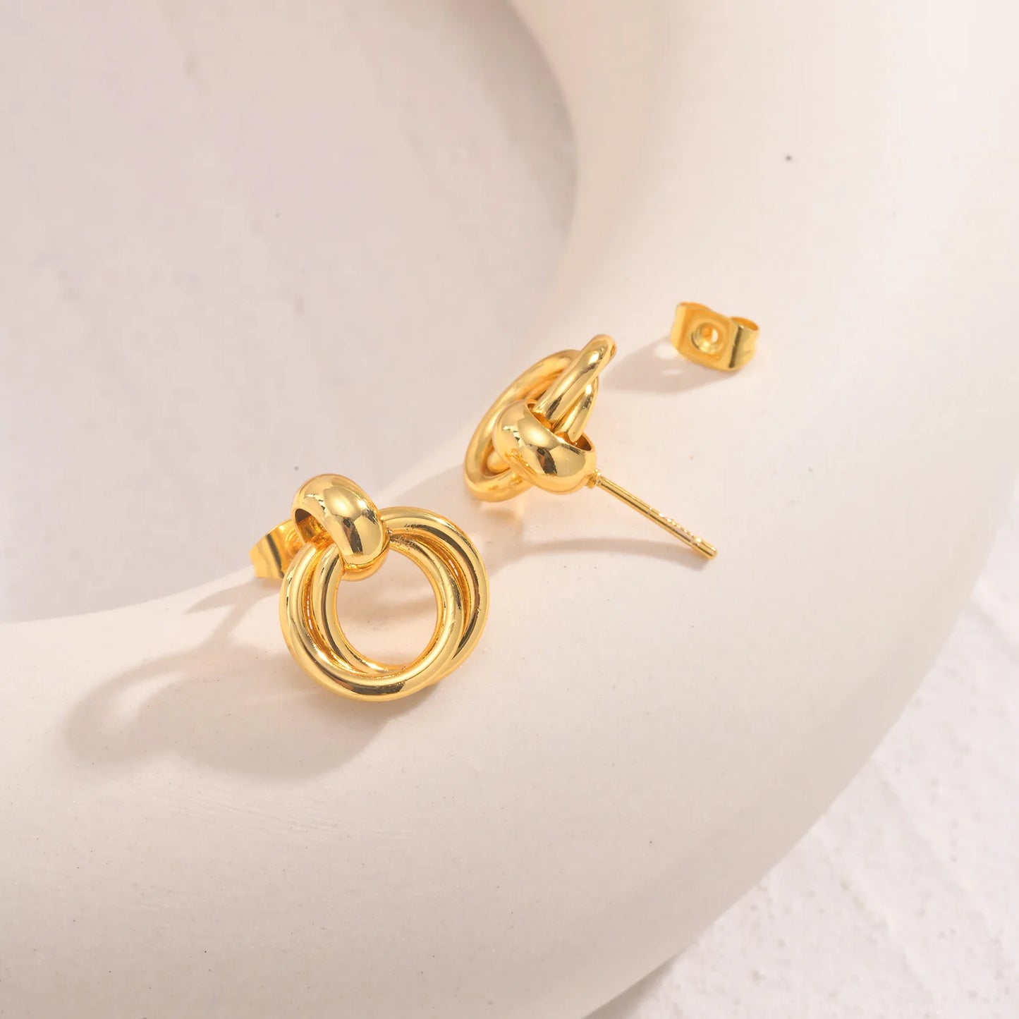Round Dangle Earrings