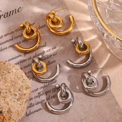 Irregular Statement Drop Earrings