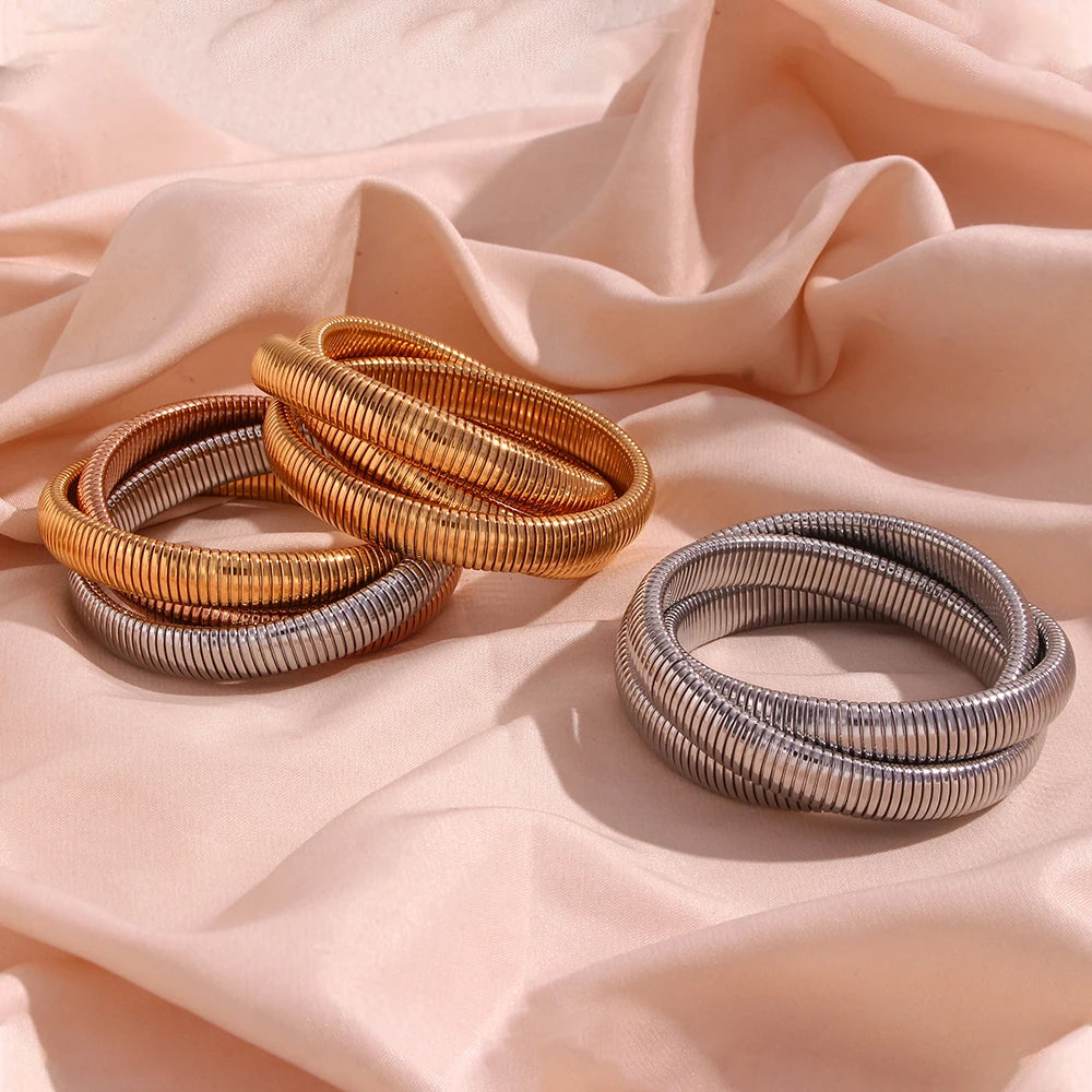 Minimalist Cuff Bangle Set