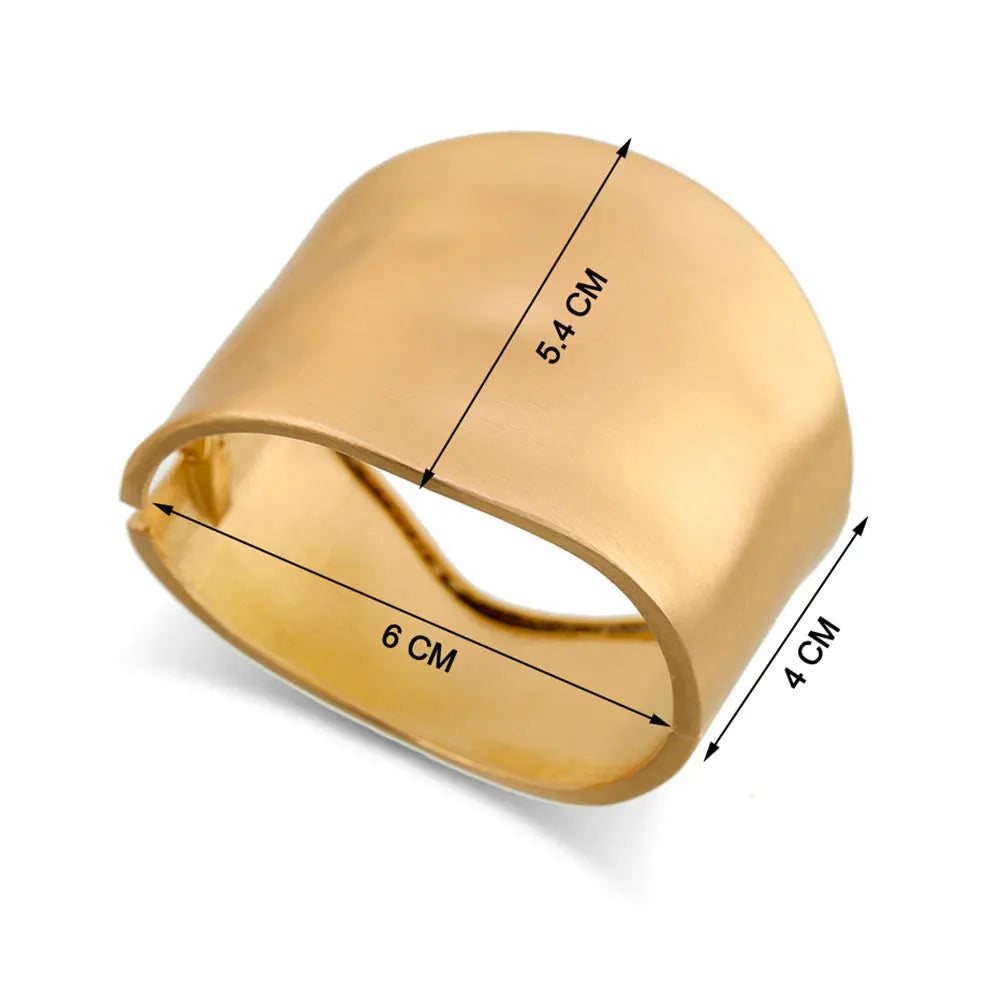 Bold Asymmetric Metal Bangle