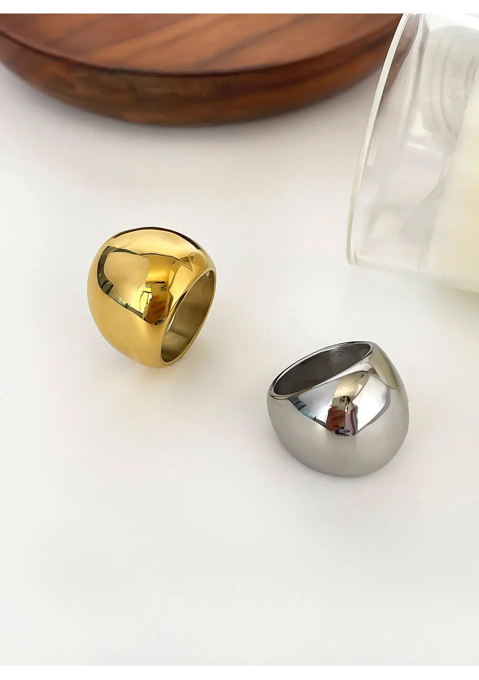 Bold Stackable Dome Ring