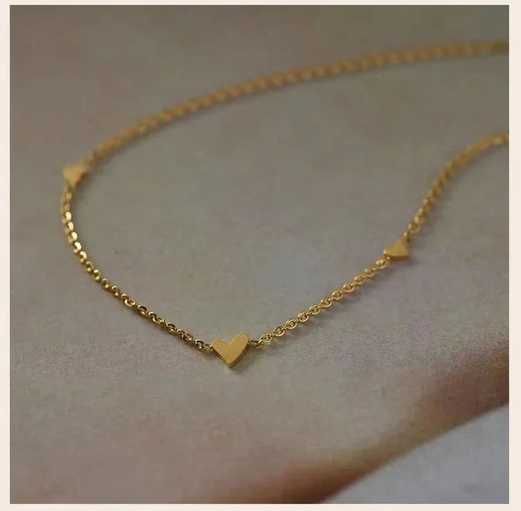 Heart Clavicle Necklace