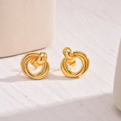Round Dangle Earrings