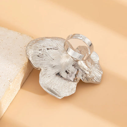 Exaggerated Irregular Metal Ring