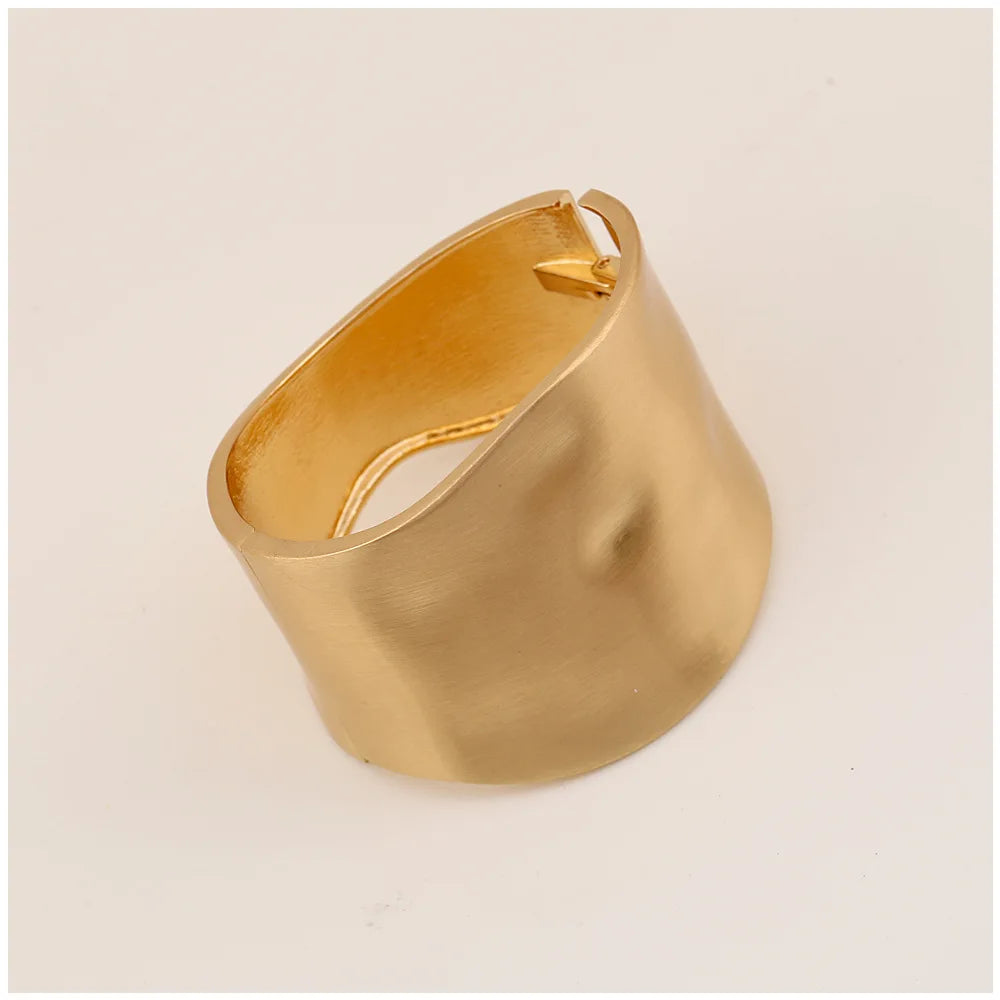 Bold Asymmetric Metal Bangle