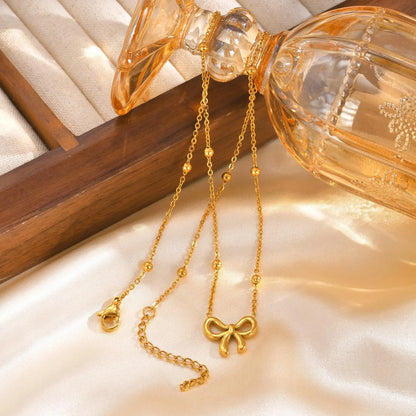 Bow Pendant Necklace