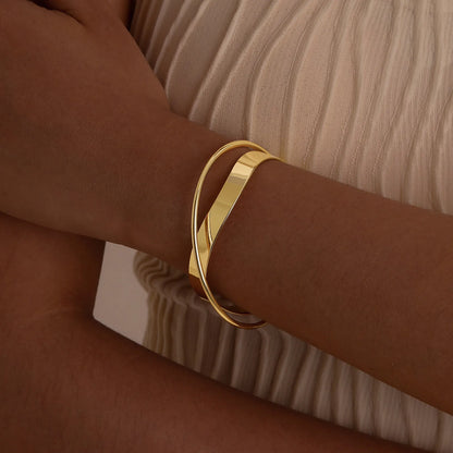 Classic Twisted Cuff Bangle