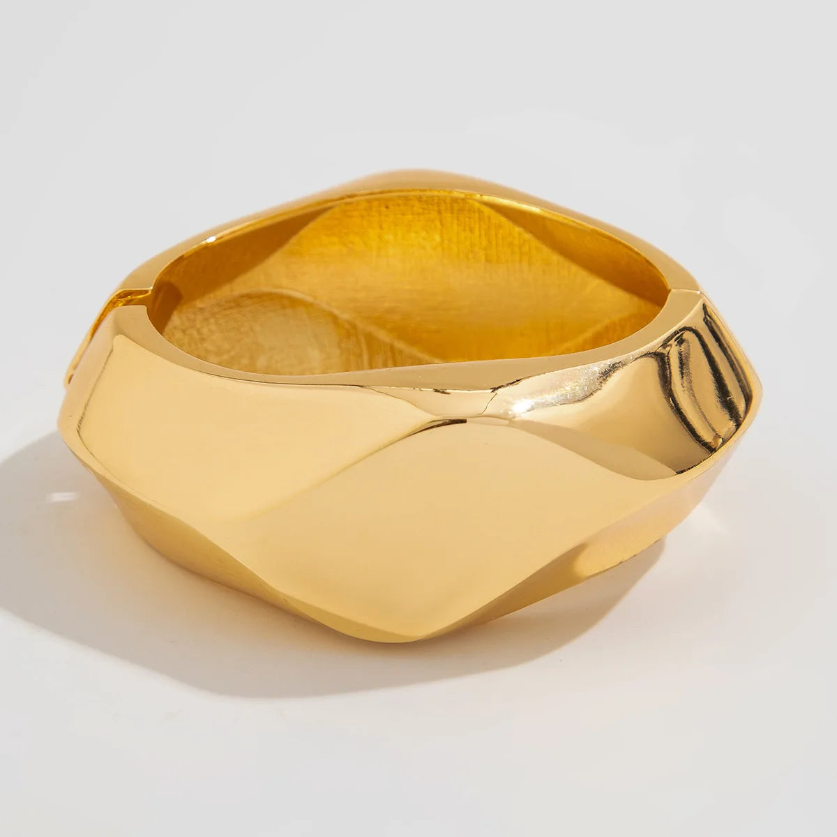 Exaggerated Chunk Cuff Bangle