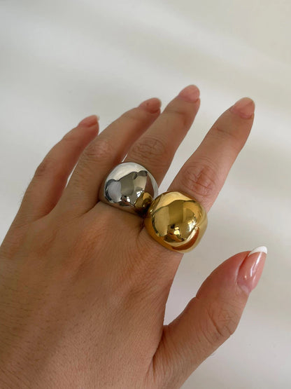 Bold Stackable Dome Ring