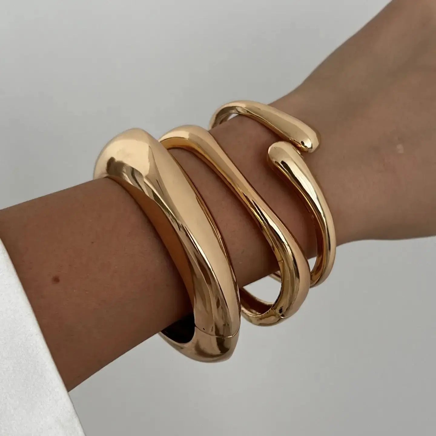 Vintage-Inspired Geometric Cuff Bangles