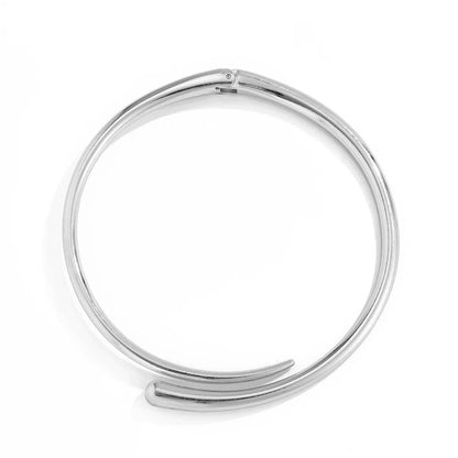 Sculptural Water Drop Necklace & Bracelet Set