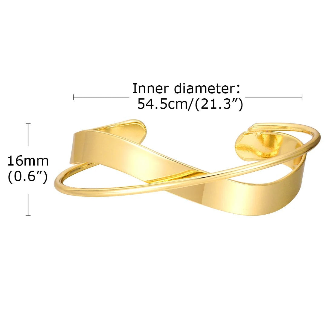 Classic Twisted Cuff Bangle