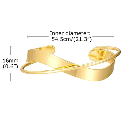 Classic Twisted Cuff Bangle