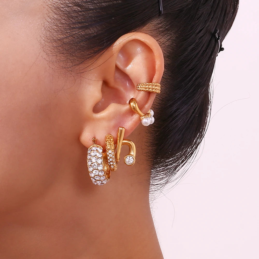 Elegant No-Piercing Clip-On Earrings