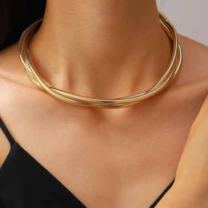 Exaggerated Snake Chain Jewelry Set