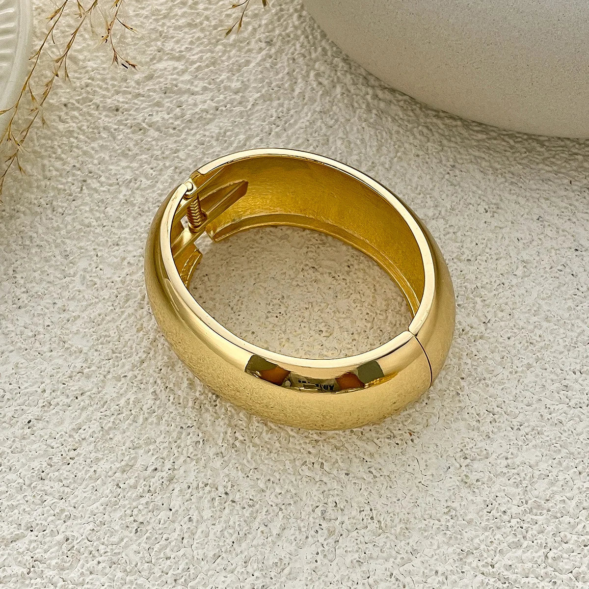 Exaggerated Chunk Cuff Bangle