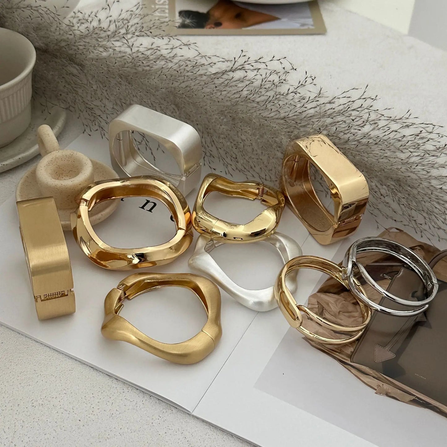 Roman-Inspired Statement Bangle