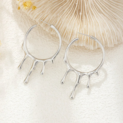 Geometric Torque Necklace & Earrings Set