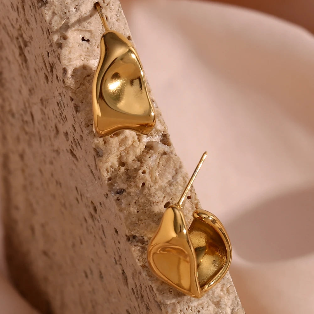 Minimalist Geometric Stud Earrings