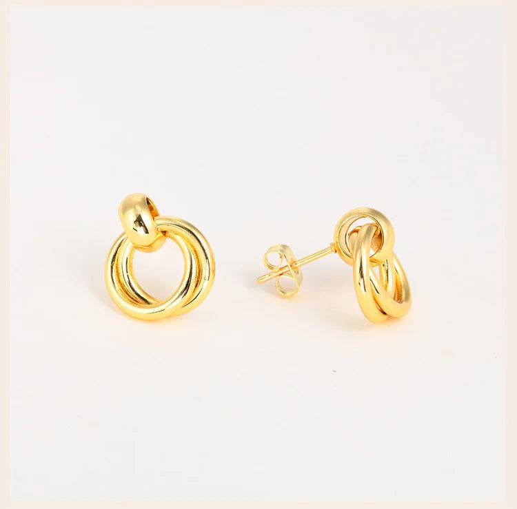 Round Dangle Earrings