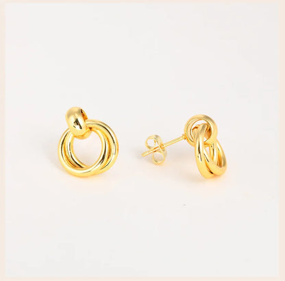 Round Dangle Earrings