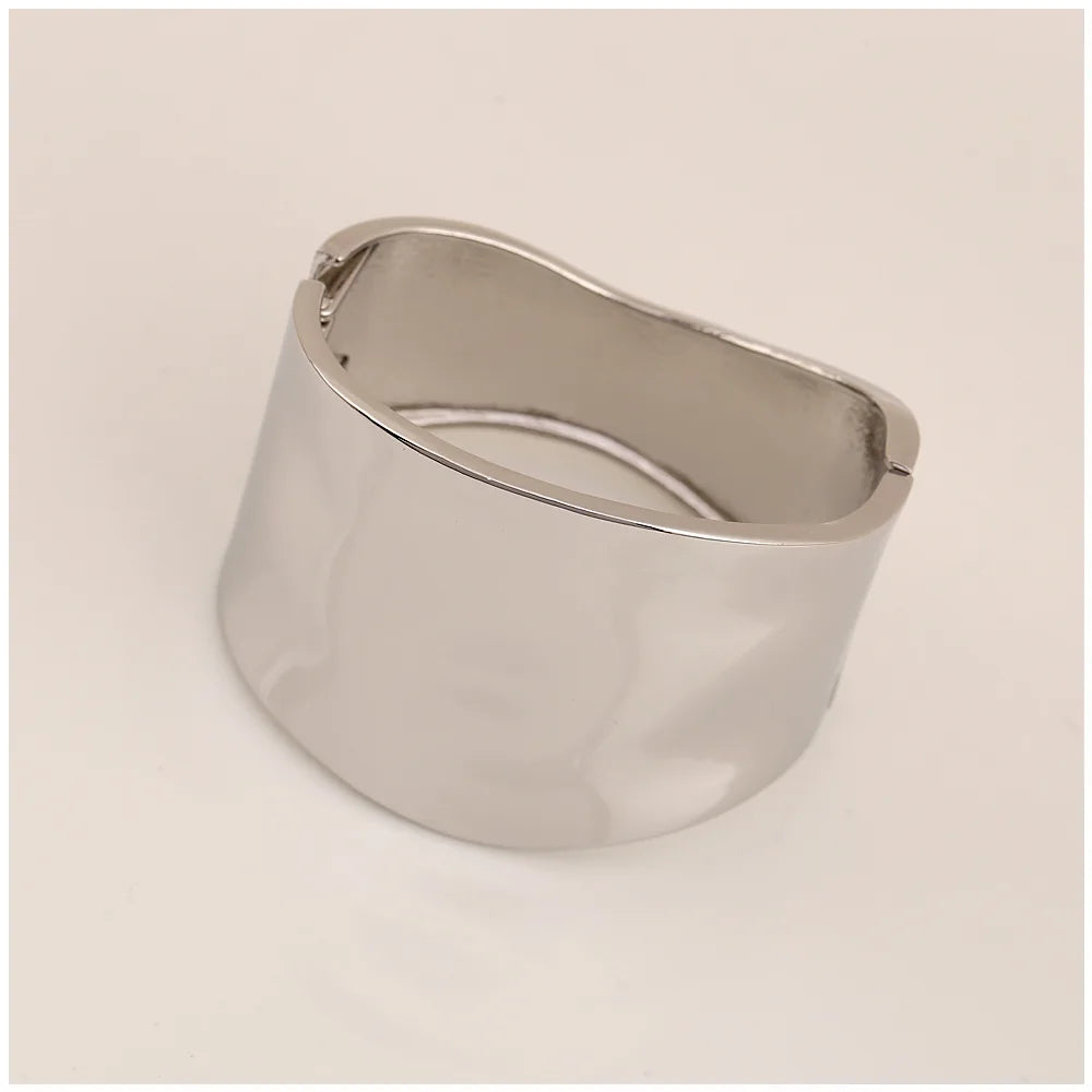 Bold Asymmetric Metal Bangle