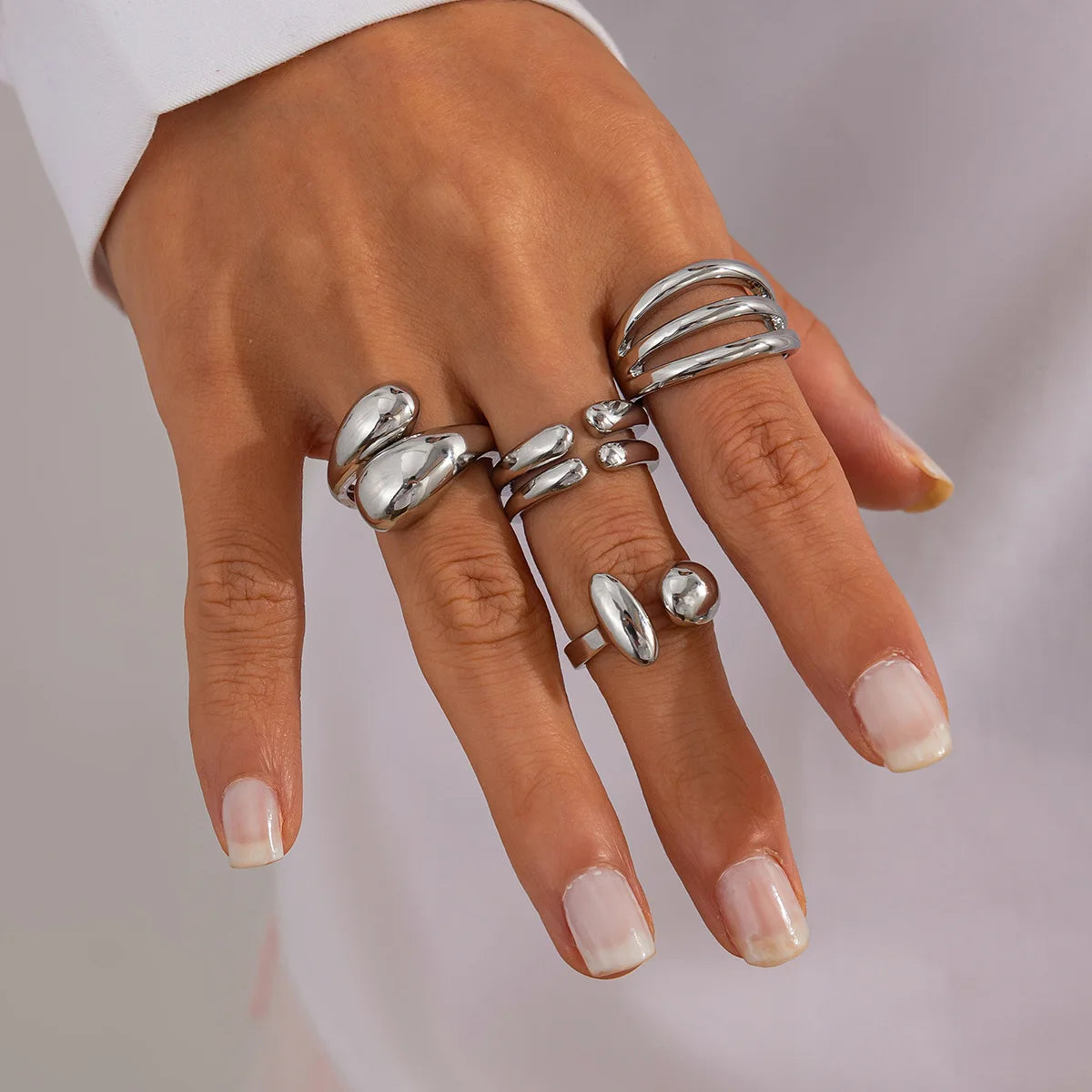Exaggerated Chunk Cuff Bangle