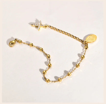 Cross Rosary Bracelet