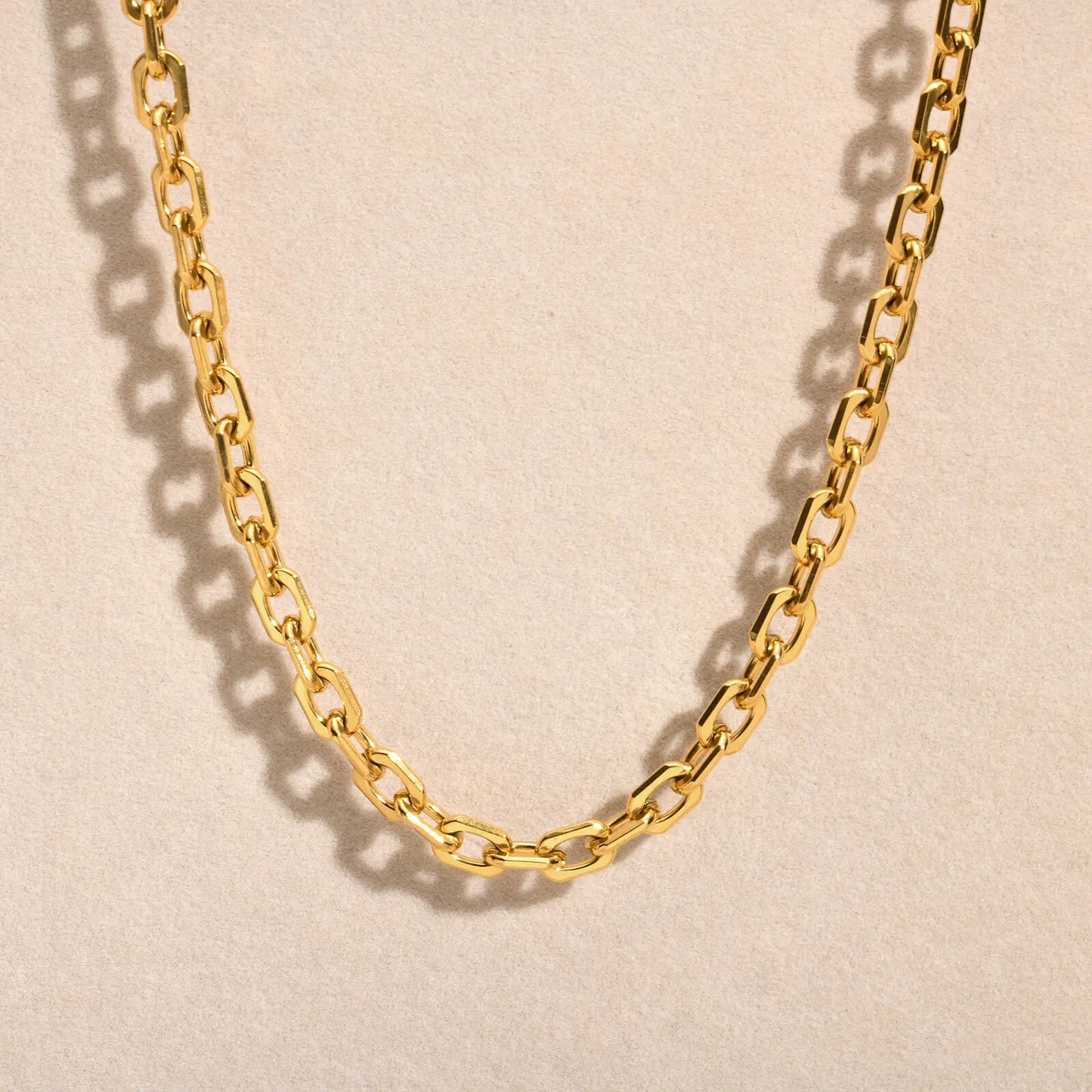 Chunky Paperclip Link Chain Necklace