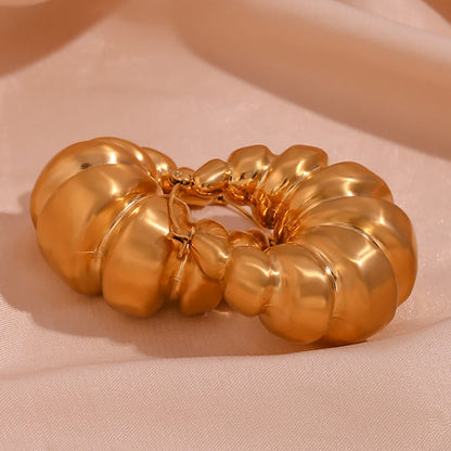 Classic Croissant Hoop Earrings