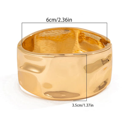 Irregular Geometric Cuff Bangle