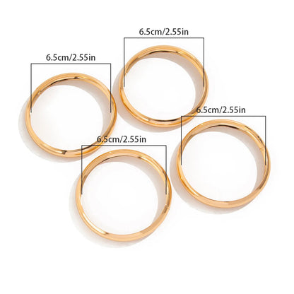 Minimalist Medium Wide Cuff Bangles