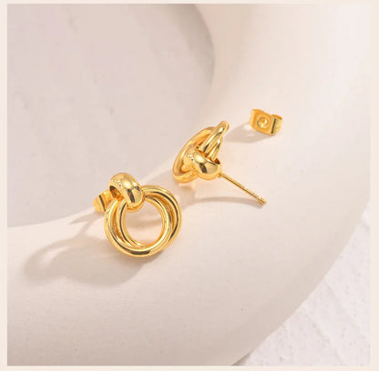 Round Dangle Earrings