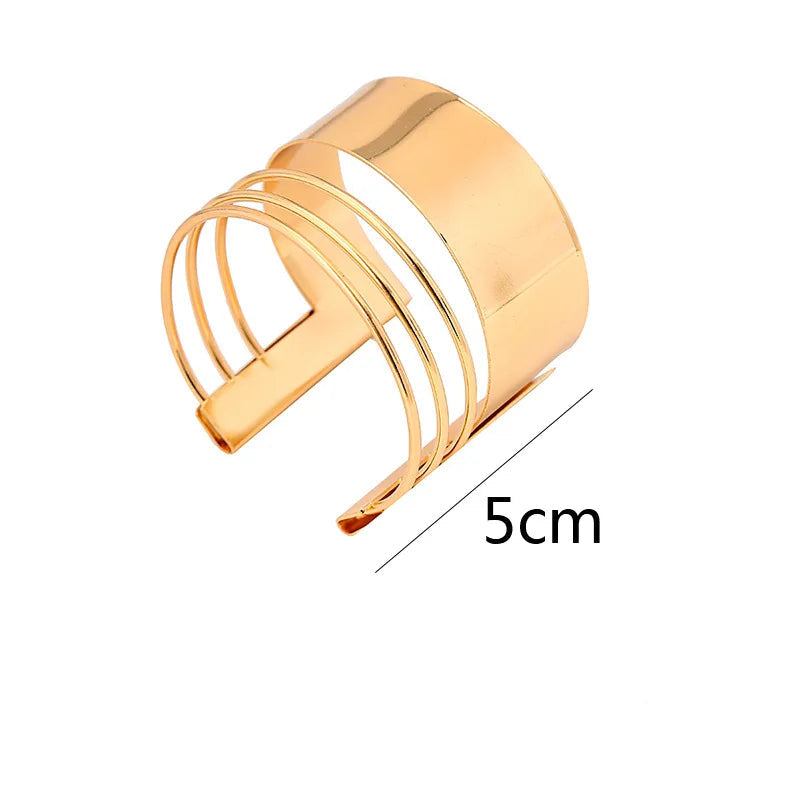 Exaggerated Wide Cuff Bangle