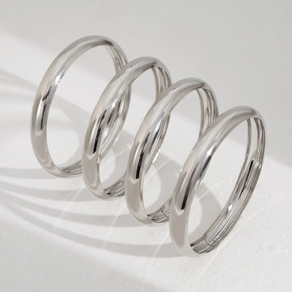 Minimalist Medium Wide Cuff Bangles