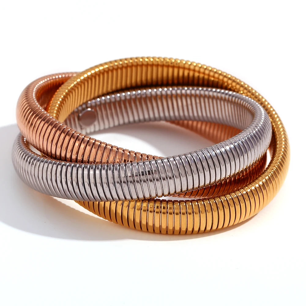 Minimalist Cuff Bangle Set