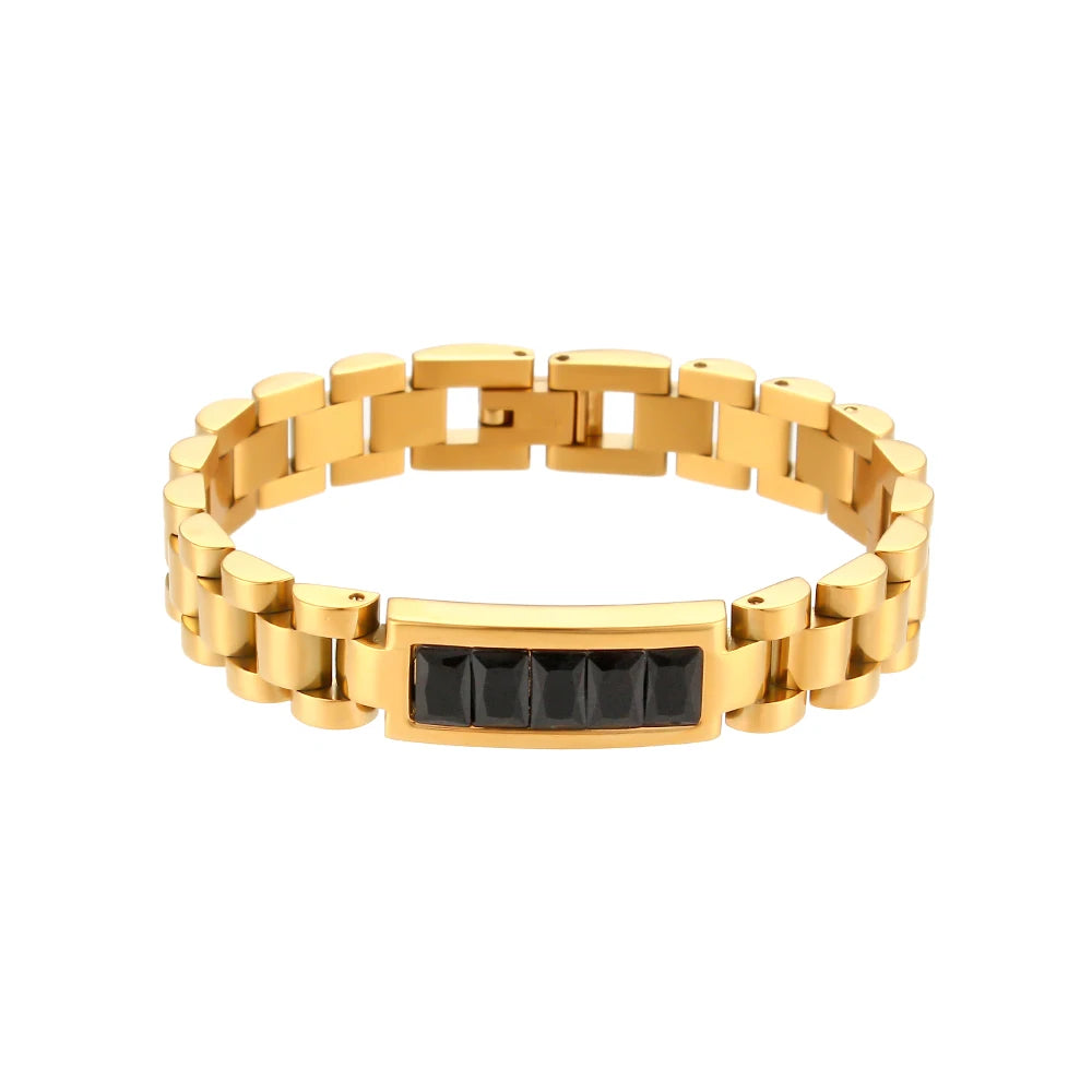 Elegant High-Resilience CZ Chain Bracelet