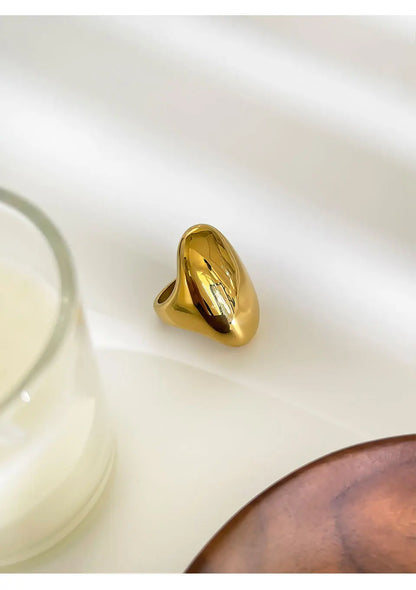 Neo-Gothic High-Polish Dome Ring