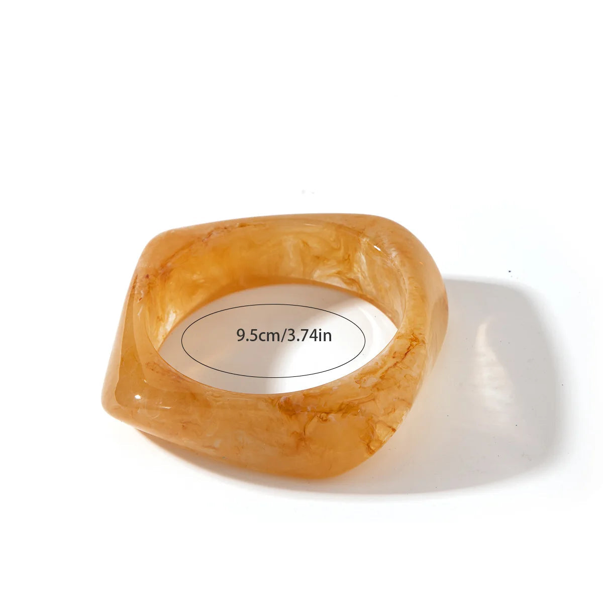 Bold Resin Acrylic Wide Bangle