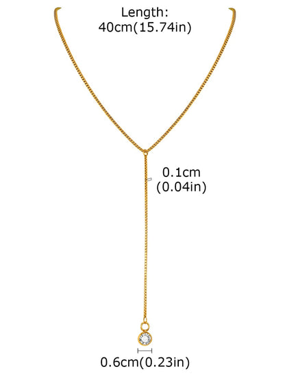 Long Lariat Necklace