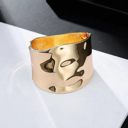 Bold Asymmetric Metal Bangle
