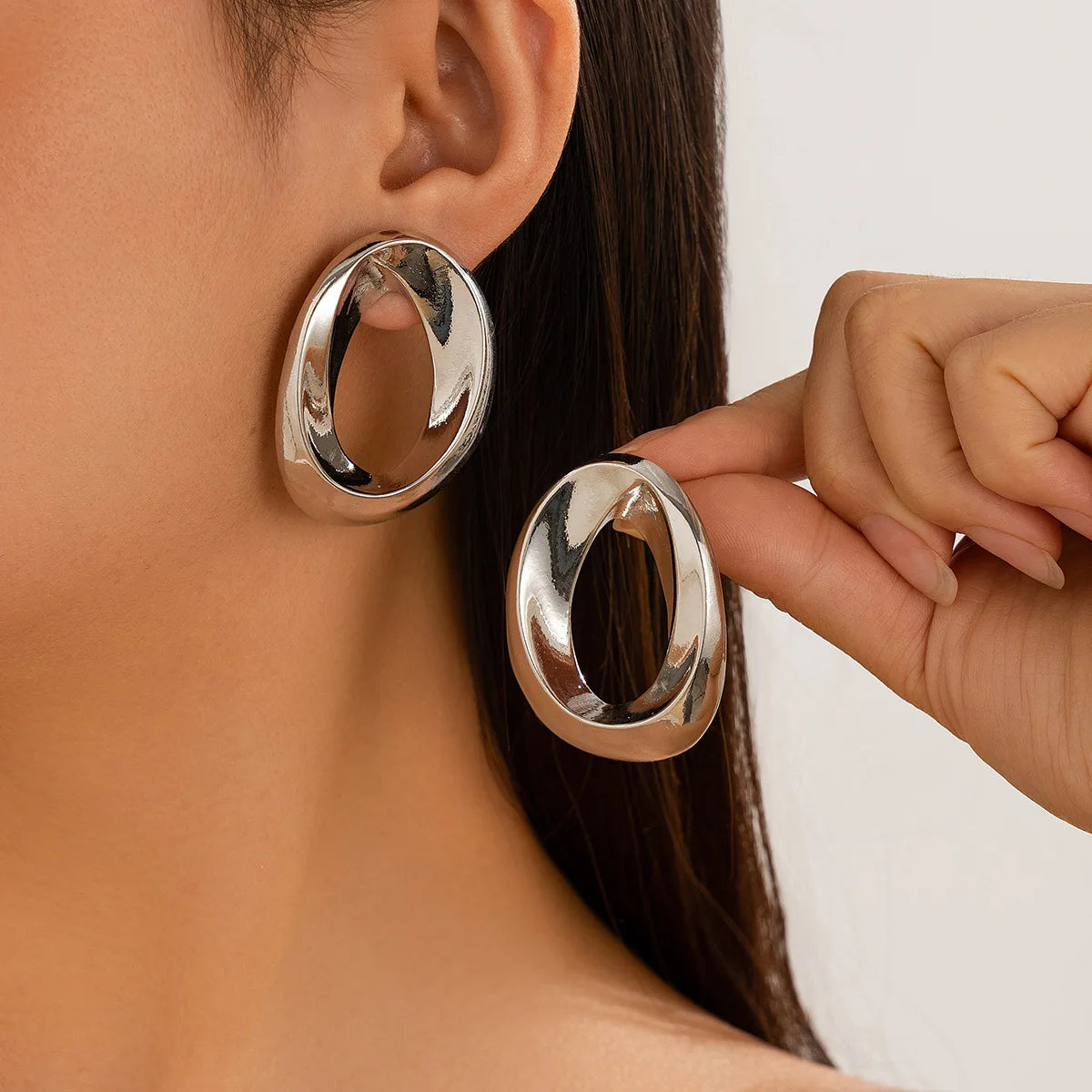 Geometric Water Drop Jewelry Set