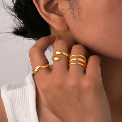 Open Stackable Knuckle Ring